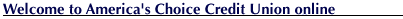 About America's Choice Credit Union